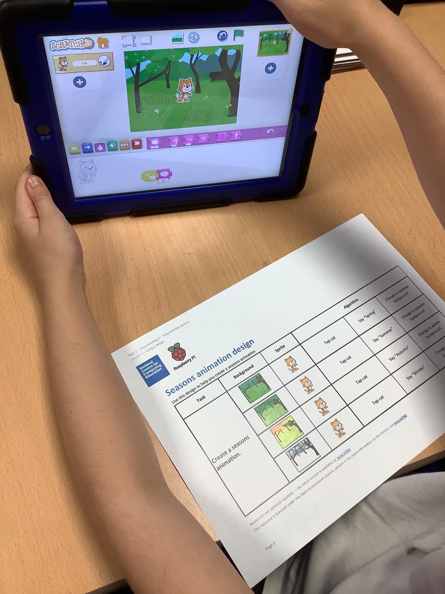 IPMATTowngate's tweet photo. Today #Class2tpa have been following a design to create a seasons animation #Computingtpa https://t.co/mChIFBe3xd