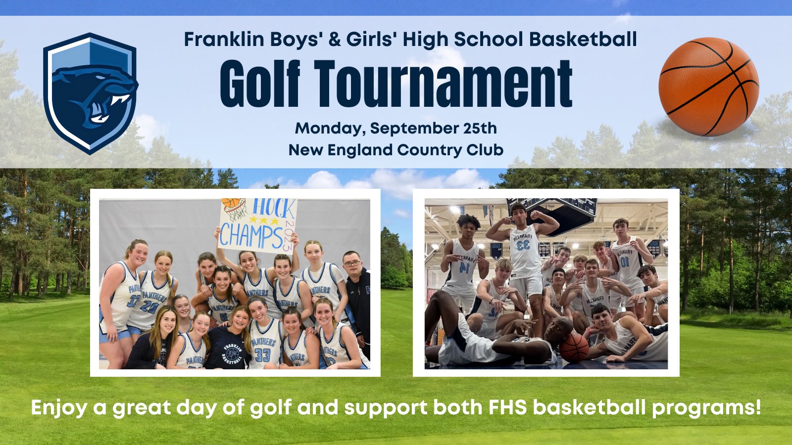 FHS Basketball Golf Tournament scheduled for Sep 25, 2023 FHS Basketball Golf Tournament scheduled for Sep 25, 2023