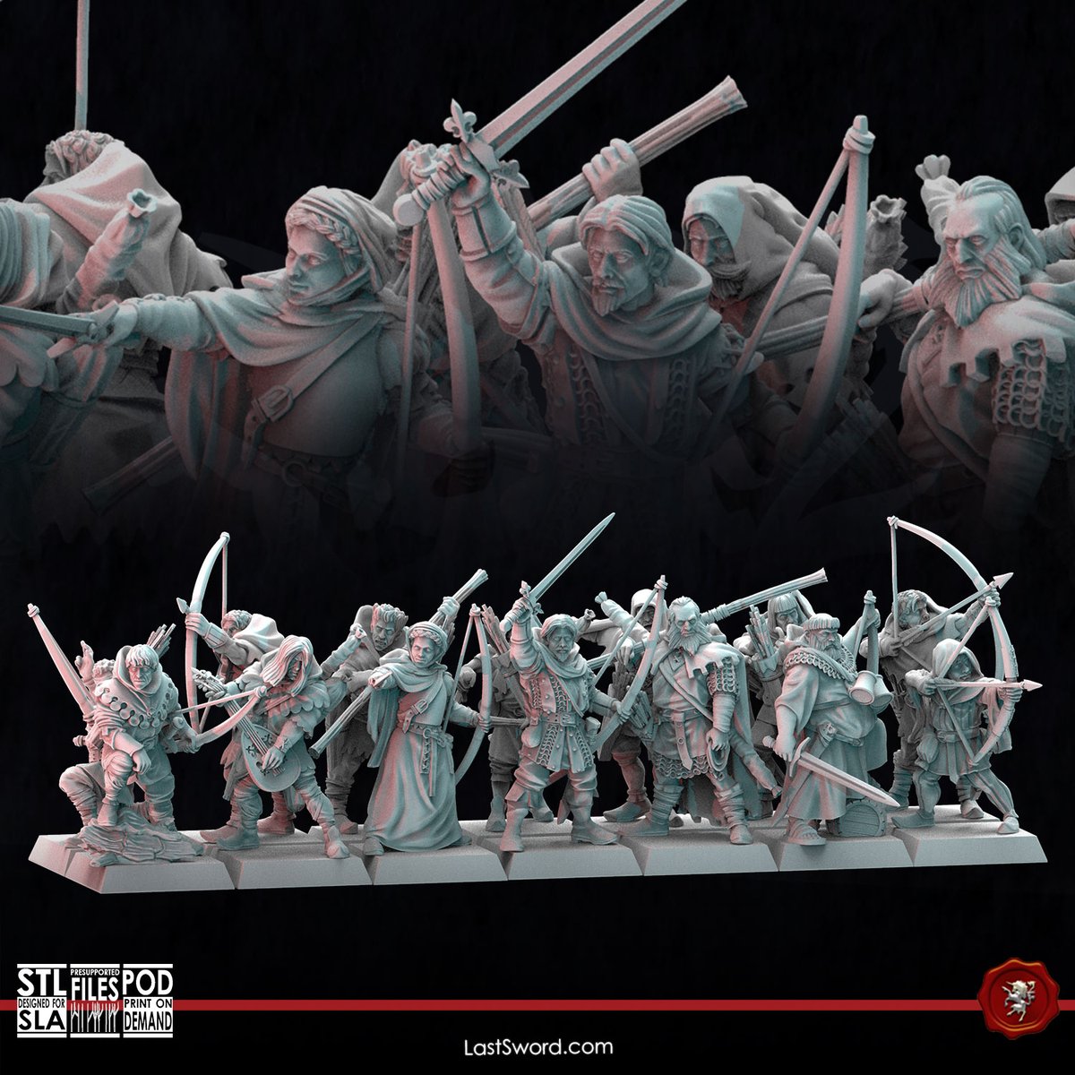 There is only one way to get through the forbidden forests of Neverra, by paying a good sum of money to Robin and the Hoodedmen.
You can already find them in our webshop!
lastsword.com/product/miniat…
-
#bretonnia #bretonnian #citiesofsigmar #freeguild #9thage #ninthage #the9thage #kow