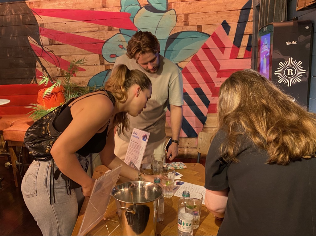 Wonderful turn out for July's First Friday Club. Great venue, thanks Revolution Bar, such a fabulous space. Thanks to all those who helped today, you know who you are...