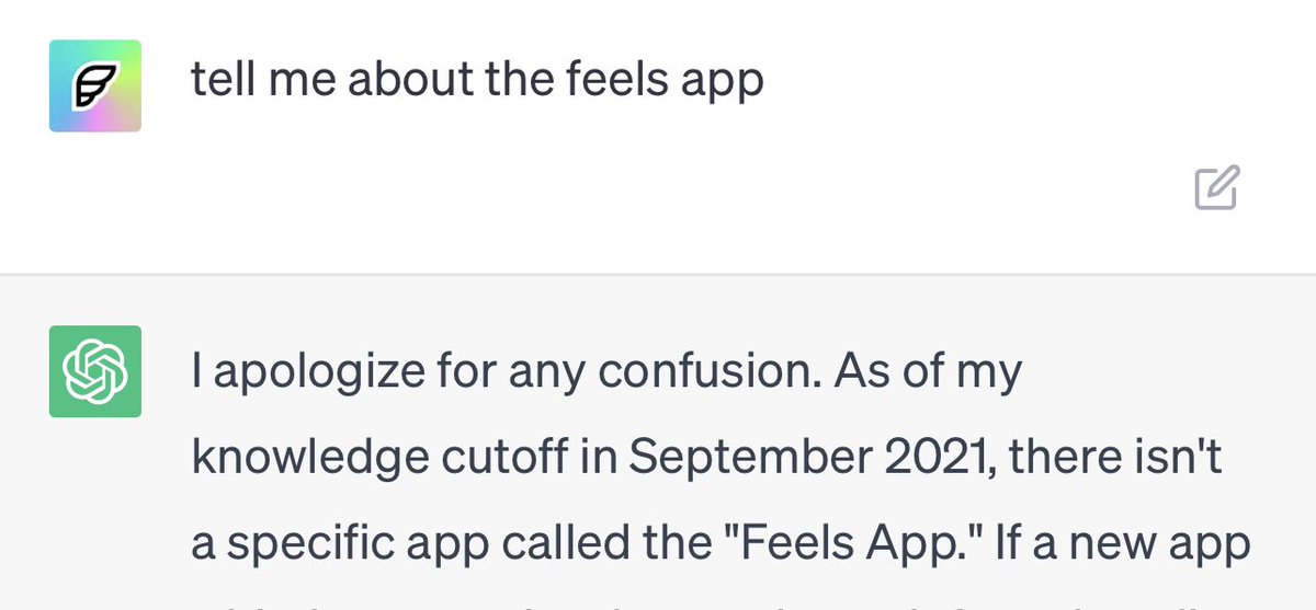 feels_the_app's tweet photo. Literally get with the program chatgpt is cancelled till further notice #FeelsApp #Feels https://t.co/OERufzRAjm