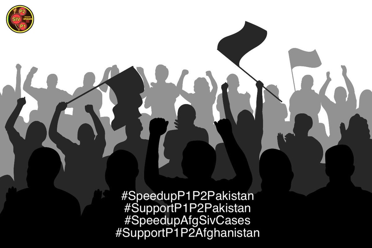 P1_P2_SIV's tweet photo. #SpeedupP1P2Pakistan
#SupportP1P2Pakistan
#SpeedupAfgSivCases
#SupportP1P2Afghanistan https://t.co/lX8Svxse1f