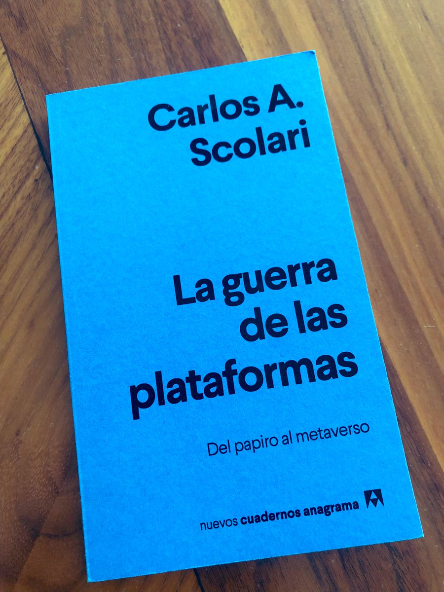 Con esto de la posible demanda de Musk a Zuckerberg y el rollo que se traen, recomiendo leer el cuadernillo del doctor <a href="/cscolari/">Carlos A. Scolari</a> ahí se explican los antecedentes de todo, literal, de todo.