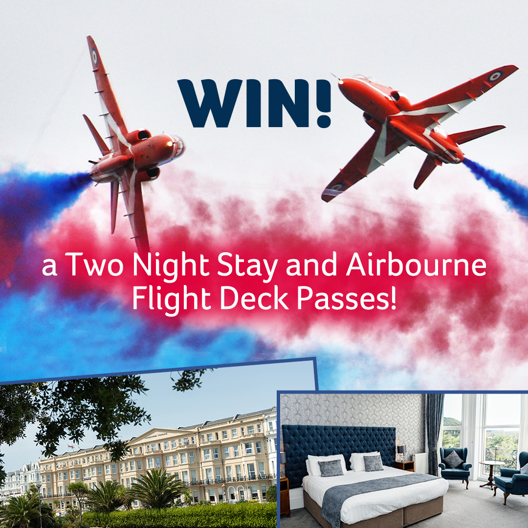 EB_Airshow's tweet photo. We're giving you the chance to win an Airbourne mini-break with a two night stay at @LansdowneSussex and Flight Deck passes! Find out more and enter here: https://t.co/VYYF0t14RJ

Competition closes on 16 July. T&amp;C's apply https://t.co/1OWs7fPPax