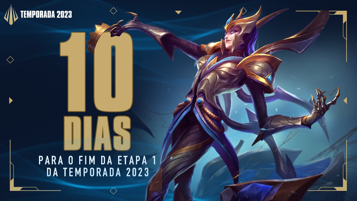 League of Legends Brasil on X: Não perca um segundo sequer da Etapa 2! ⏳  Aqui estão todos os horários globais de início da Etapa 2 da Temporada  Ranqueada 2023. 🕠🕤🕐  / X