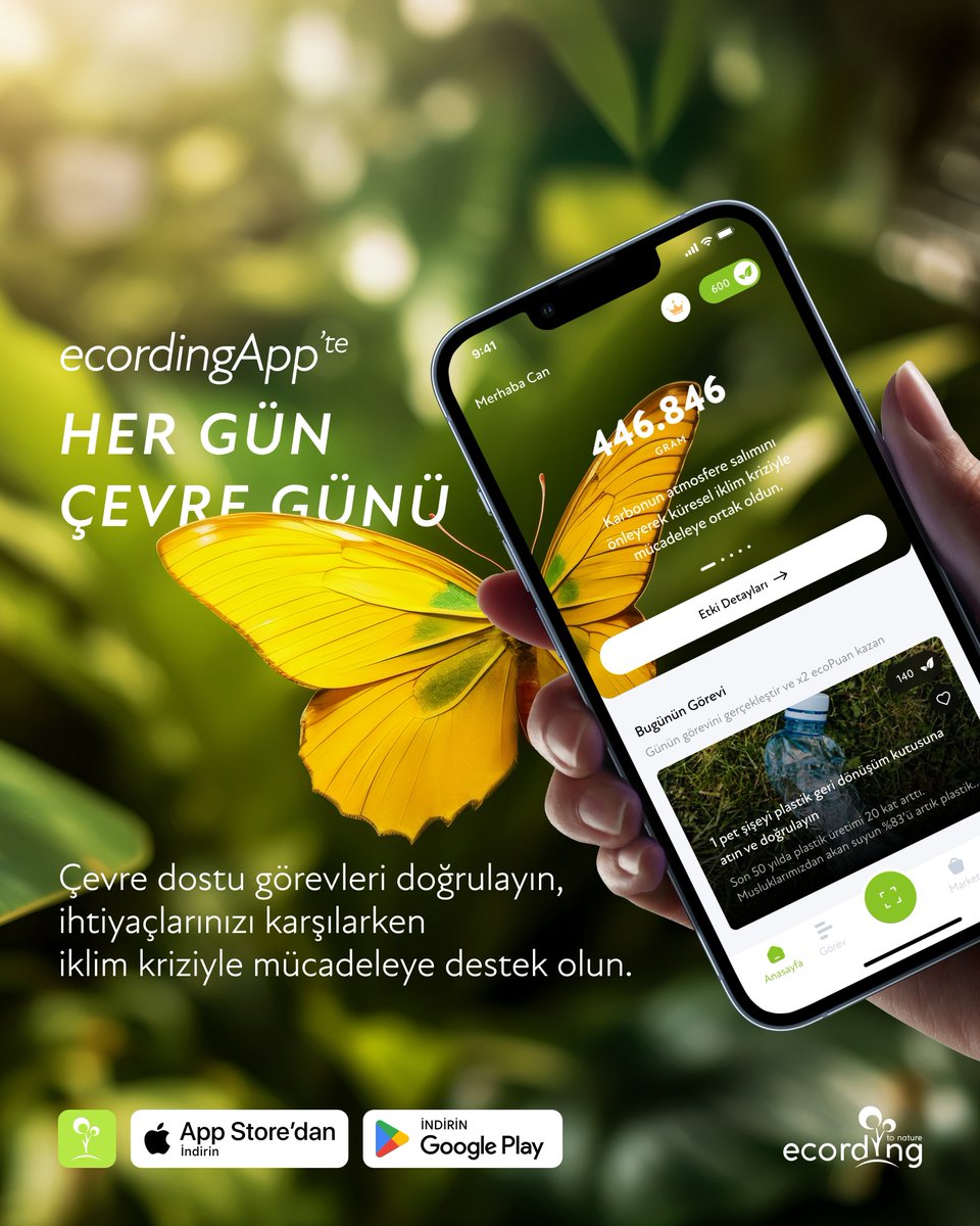 ecording2nature's tweet photo. #ecordingapp [TR] ecordingApp'te her gün Çevre Günü!

-

#ecordingapp [EN] Everyday is Earth Day with ecordingApp! https://t.co/hH8janQgNE