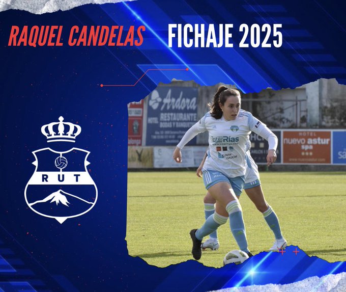 <a href="/RaquelCandelas/">Raquel Candelas</a> sexta nueva fichaje del <a href="/RUTFem_oficial/">Real Unión Tenerife Santa Cruz</a> para las 2 próximas próximas temporadas llega procedente del @ff_interRias. Te deseo muchísima suerte en tu nuevo equipo
