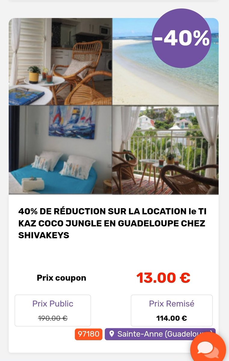 Location d'hébergement en guadeloupe à bas prix grâce au remise, voir conditions sur le site Mygooddealshamidou.mygoodeals.net  catégorie :hébergement