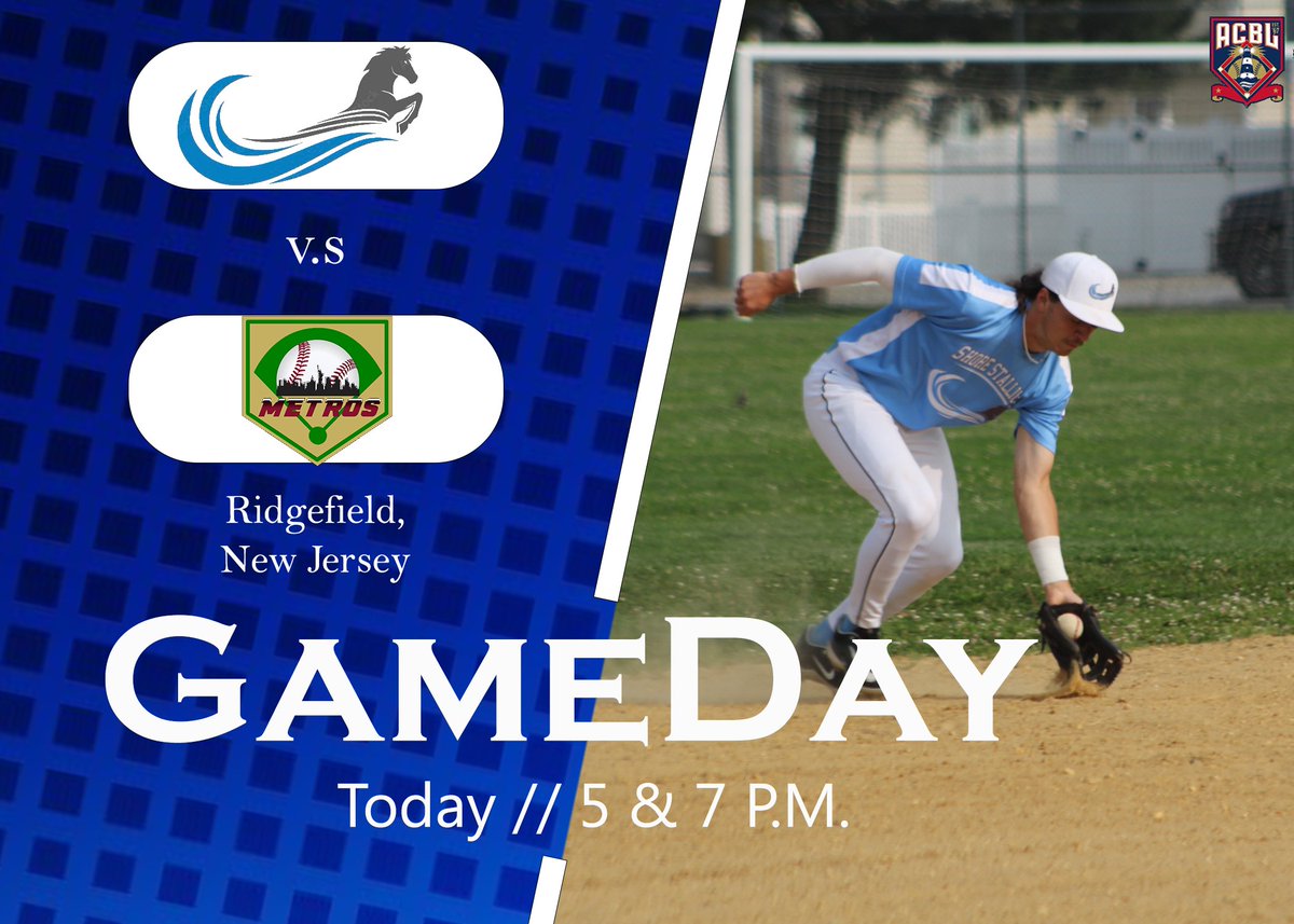 ShoreStallions's tweet photo. GAMEDAY!!!
@bergenmetros you guys ready?
#stallionbaseball #acbl https://t.co/6Lz9dhaqI3