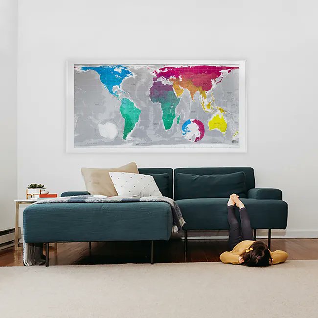Futuremaps's tweet image. F U T U R E     M A P
See The World from a different perspective.
A brilliant thought provoking alternative and now currently at 20% less in our Summer Sale. 

👉  buff.ly/399sAag 

#mapsale #framedworldmap #alternativewallart #petersprojetion #equalareaprojetion