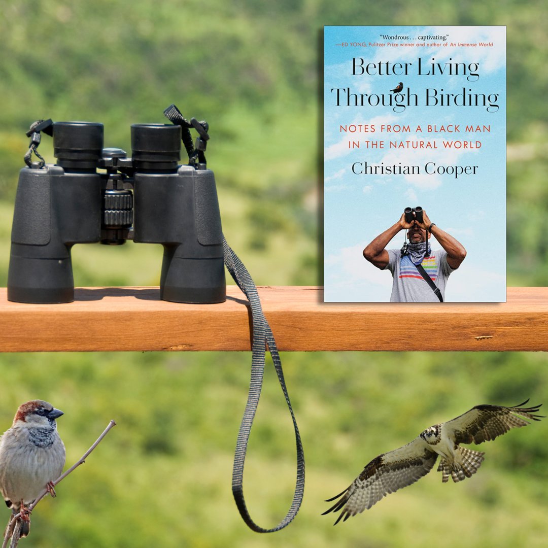 EPL_KS's tweet photo. In thoughtful prose, birder Christian Cooper reminisces about his life before and after the day a white woman threatened to call the police on him in Central Park. #EPLRecommends #Nonfiction #Memoir #Birds #Nature
https://t.co/BUMizeCVLr https://t.co/gpGKMc2eFF