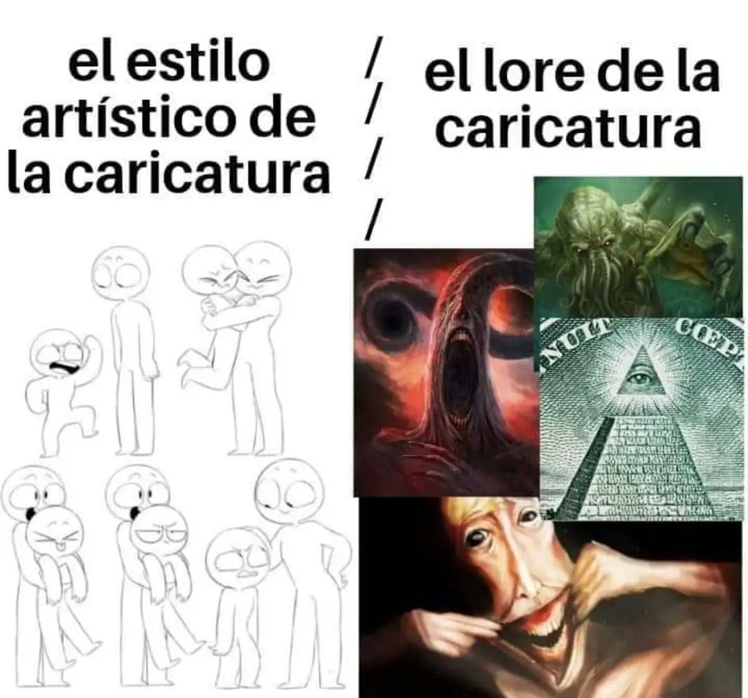 SrLuchoPortuano's tweet photo. ¿Cuál caricatura es? https://t.co/e6bGCzkOST
