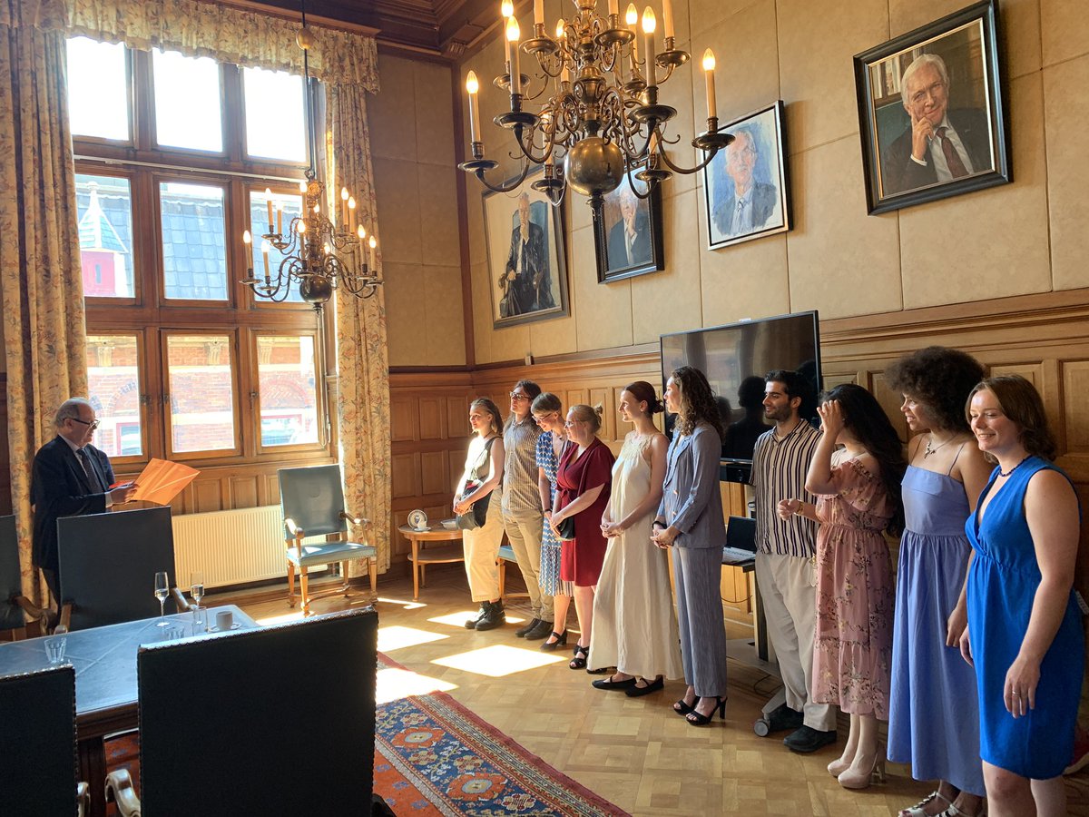 Proud of being working at <a href="/univgroningen/">University of Groningen</a>, Happy to see so many achievements in the Ceremony of Merit 2023!  Proud of our rector <a href="/wijmenga_cisca/">Cisca Wijmenga</a> and the broad.