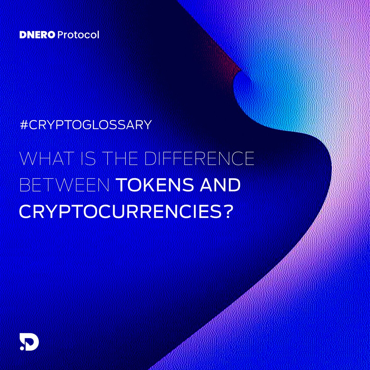 dnero_protocol's tweet photo. Cryptocurrencies are primarily designed as digital currencies used for financial transactions, while tokens can have various functions and represent different assets within a blockchain ecosystem.

Learn more at https://t.co/cfrPiMAyT9 https://t.co/PzxPOMyhU0