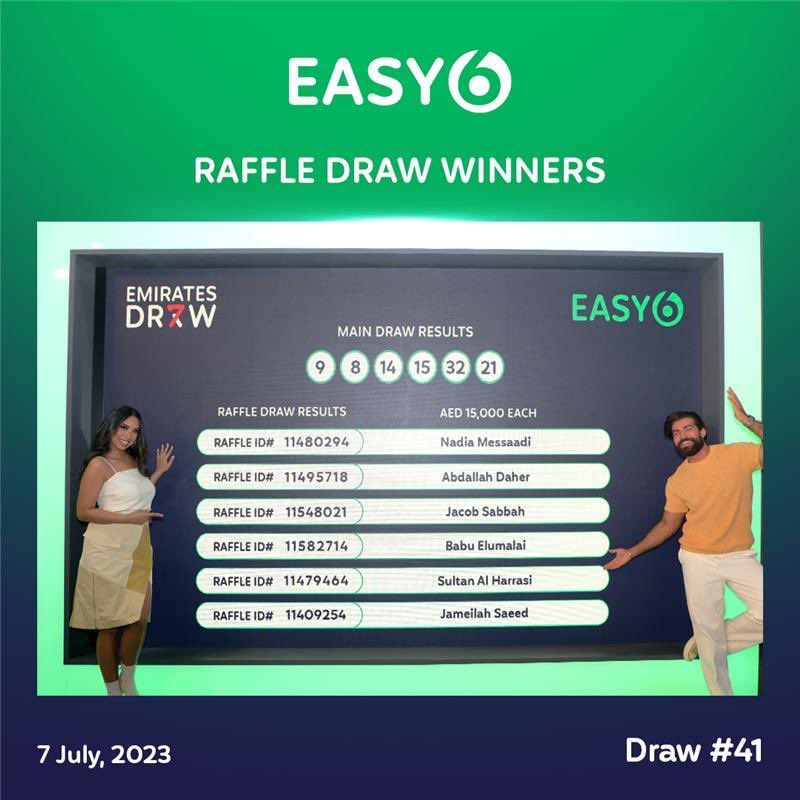 emiratesdraw's tweet photo. We've made a lot of dreams come true tonight, all #ForABetterTomorrow!
Join us for another exciting #EDEASY6 Live show, next Friday at 9 PM UAE time.
#EmiratesDraw #EDEASY6 #GrandPrize #EntertheDraw https://t.co/6e3sMSRh6h