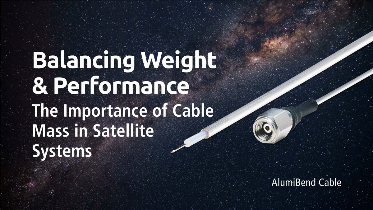 Weight vs. performance: the balancing act of cable mass in modern satellite systems 🚀️ It's a delicate dance between mass, shielding, and longevity. Engineers have to weigh the pros and cons carefully, but we can help you out! Find out more here: buff.ly/3YwNrgR  #rf