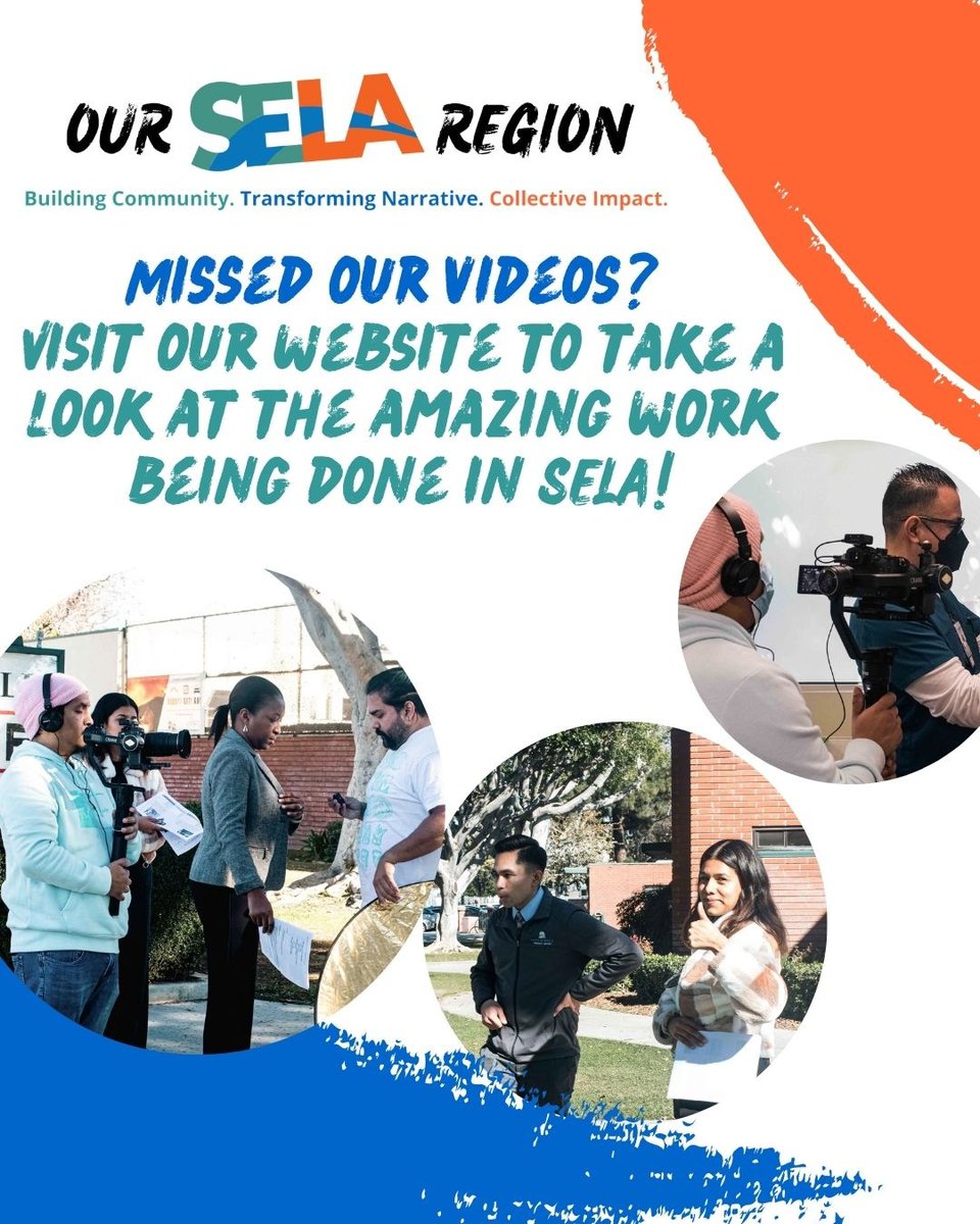 selacollab's tweet photo. Catch up on Our SELA Region campaign video-series by visiting our website. It's crucial to hold these conversations, celebrate the work uplifting our communities
 https://t.co/BawSFxrPqA
#OurSELARegion #SELA #SELAleaders #community #SoutheastLA #SELArising https://t.co/aPpzbqtAYr