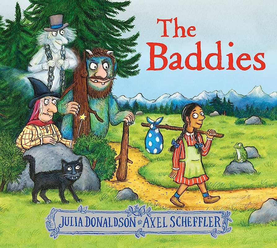📢BARNES BESTSELLERS COUNTDOWN! We're counting down our TOP TEN bestselling books from the 2023 edition of the UK's largest dedicated children's literature festival on Saturday 24 & Sunday 25 June! Number 9: #TheBaddies by #JuliaDonaldson AND #AxelScheffler @alisonlikescake
