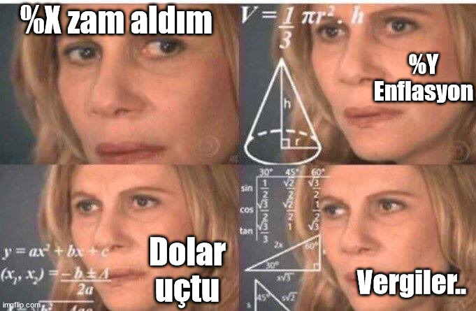 Satın alma gücünü hesaplamaya çalışan bir vatandaş: