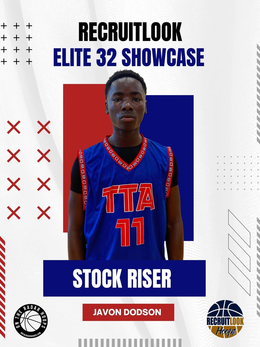 💥Stock Riser 💥

15U, Javon Dodson, 5’10, PG, has a lot to like about his game. His strong frame allows to stay on driving line on paint attacks, win 50/50 plays, and play with the poise to keep defenders on hip/deliver the ball on time to execute sets in crunch time.

#RLHOOPS