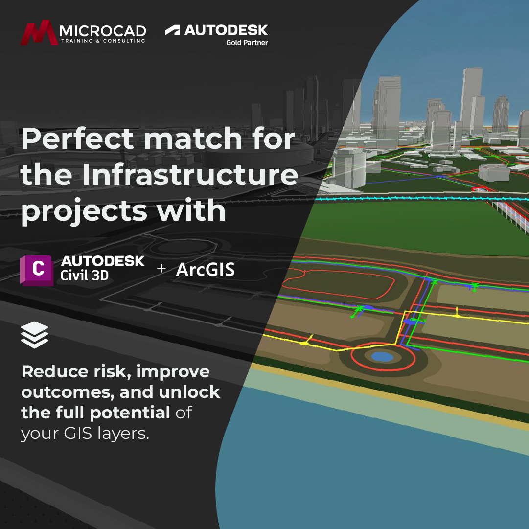 MicroCAD3d's tweet image. 🌍🗺️ Autodesk Civil 3D 2024 unveils its enhanced Connector for ArcGIS! 
Now, you can take your geospatial projects to new heights with the power of stylization based on attribution. 

Learn more: zurl.co/igaC
______________
#AutodeskCivil3D2024 #GeospatialRevolution