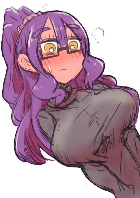 数日体力不足でサボったけど今日はえっちな絵を描きましたCi-enに投稿しました「【有料部分あり】えっ!? 夏にヒートテックを!?」  #Ci_en #シエン #百万里須 