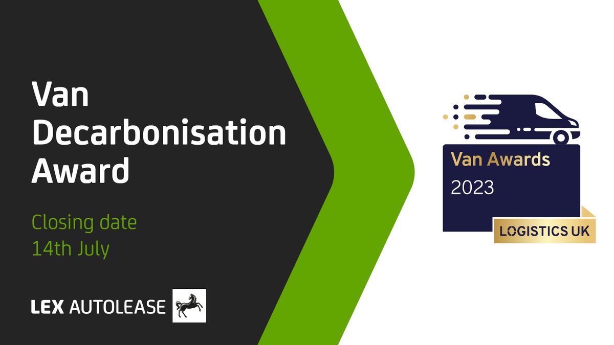 We’re proud to be sponsoring the Van Decarbonisation Award at this year’s @LogisticsUKNews Van Awards 🚚 🔌 🏆 Is your business demonstrating a commitment towards decarbonising your van operations? Follow the link to submit your entry before 14th July: spr.ly/6016PyF4r