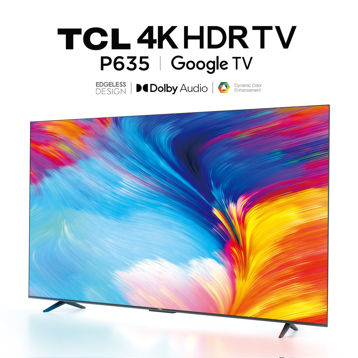 ghana_tcl's tweet photo. The TCL P635 4K HDR Google TV provides superior entertainment. The 3-sided edgeless-less design allows a full-screen and a visibly wider viewing experience. With Dolby Audio and other Inspiring features.
#TCL_TV #InspireGreatness #P635 https://t.co/bVtB83EOiC