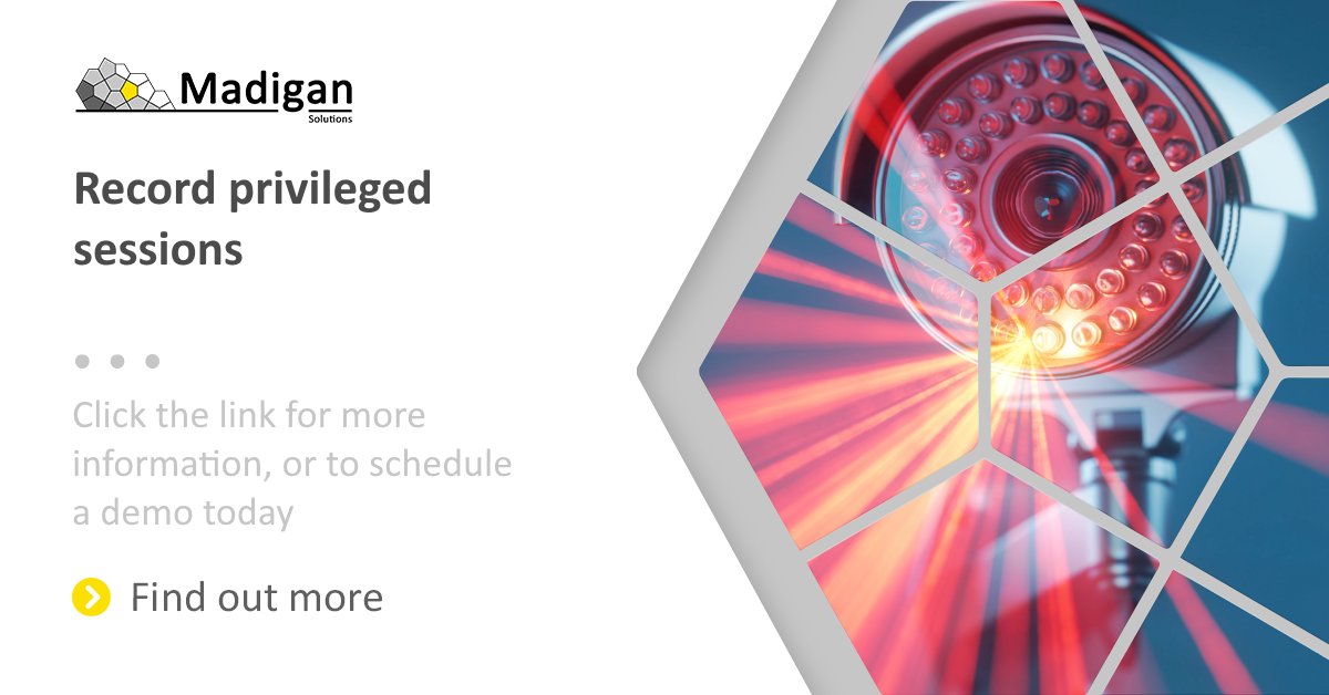 Record and monitor all privileged sessions with ease using IBM’s privileged access management tool. Stay one step ahead of cyber threats! Click the link below to schedule a demo!

mdgn.me/tw_pam

#madigansolutions #PAM #privilegedaccessmanagement