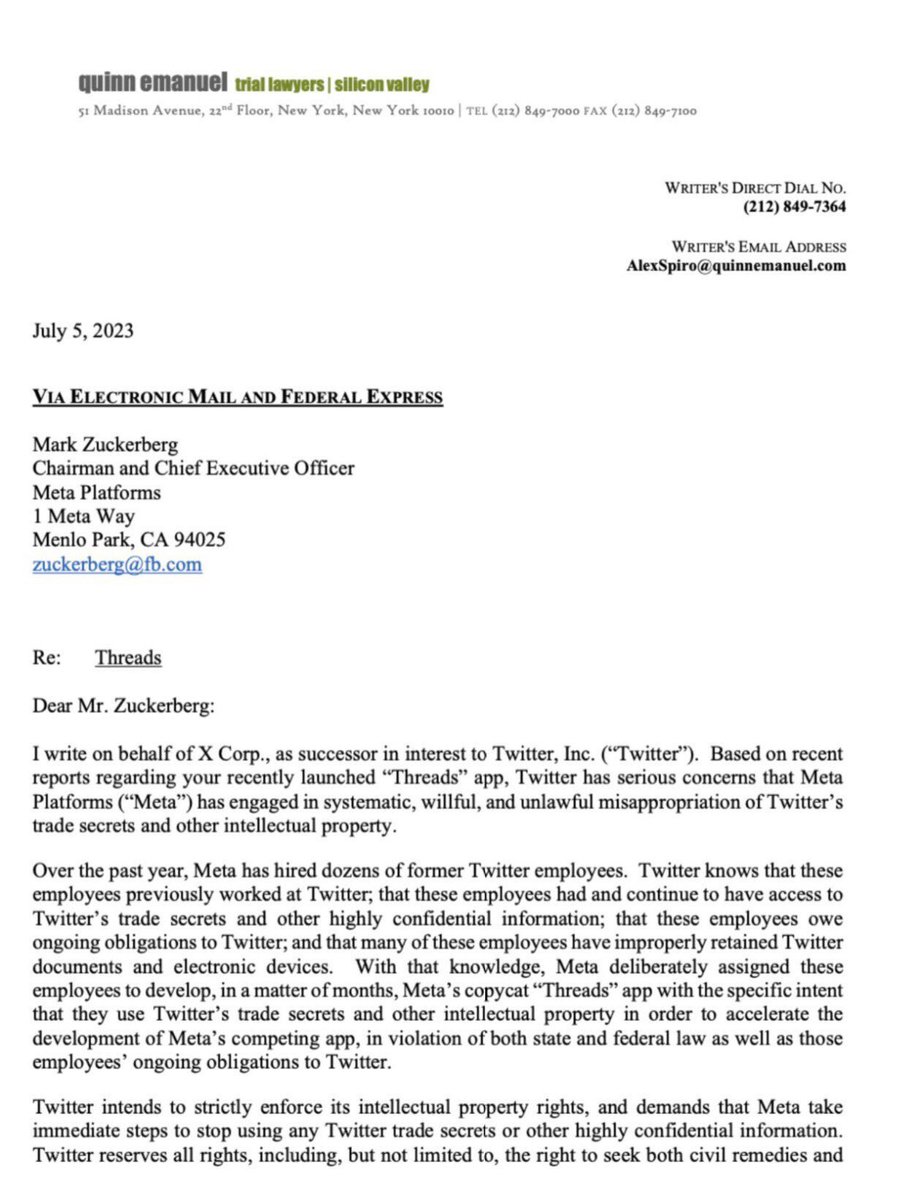 sadmonsters's tweet image. Starting a new Twitter competitor called Threats, which only allows posts from @elonmusk threatening to sue Mark Zuckerberg for stealing the idea he stole