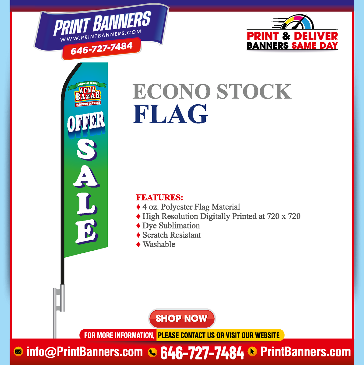 Print_Banners's tweet photo. Econo Stock Flag

👉Outdoor Flag - Ground Spike included
👉Ready-to-Print designs

🌐 https://t.co/kKlggOJI5o

#printbanners #Banner #newyorkprintingagency #nyprintingcompany #fastturnaround #24x7printing https://t.co/dBv3eTONGY