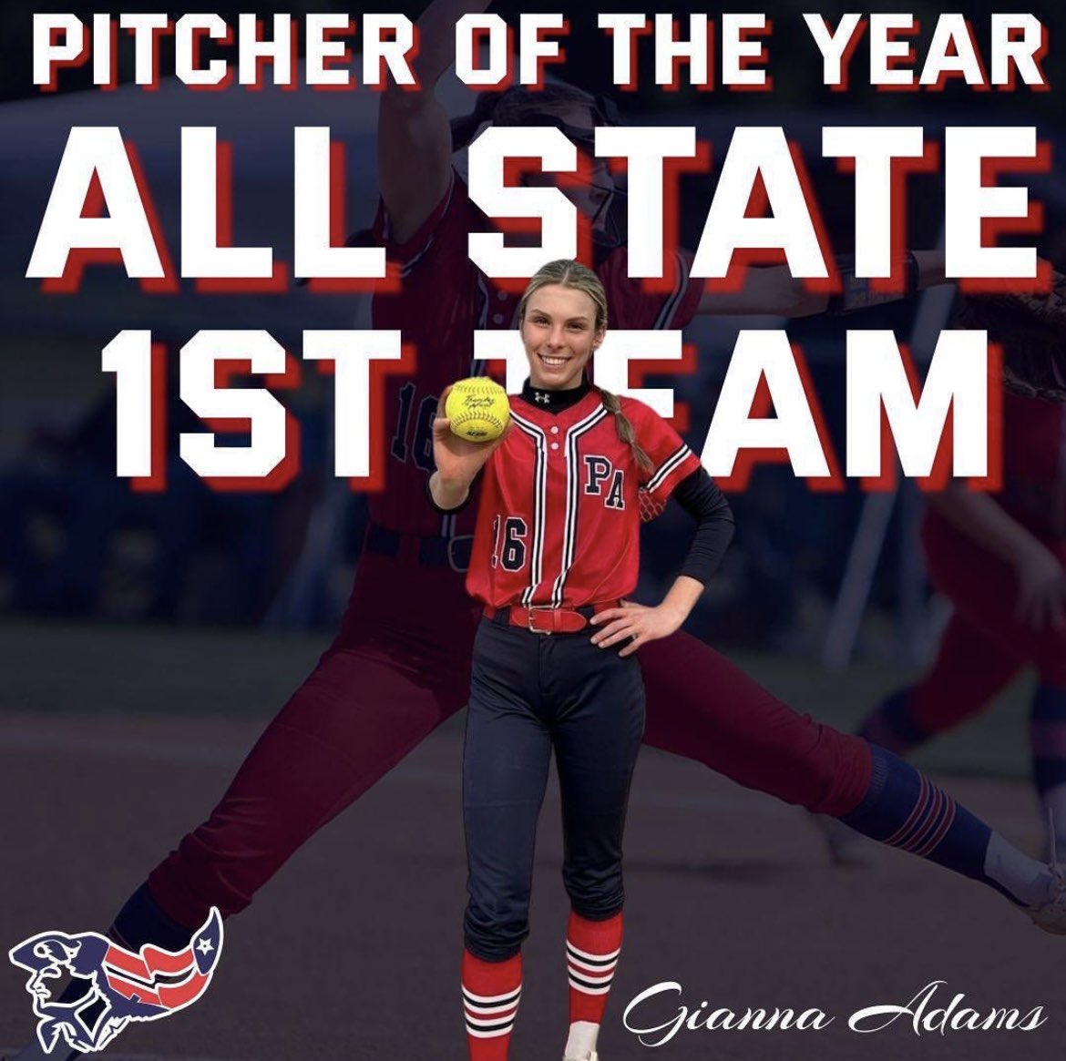 SUCH an honor!! 
I’ve been blessed with receiving my second consecutive PIAA 5A Pitcher of the Year and 1st Team All State awards. Biggest thanks to PIAA, my teammates, coaches, and family. <a href="/PIAASports/">PIAA</a> <a href="/TheGemsGold/">Gems 2010 National</a> <a href="/athletics_pats/">Pittston Area Athletics</a>