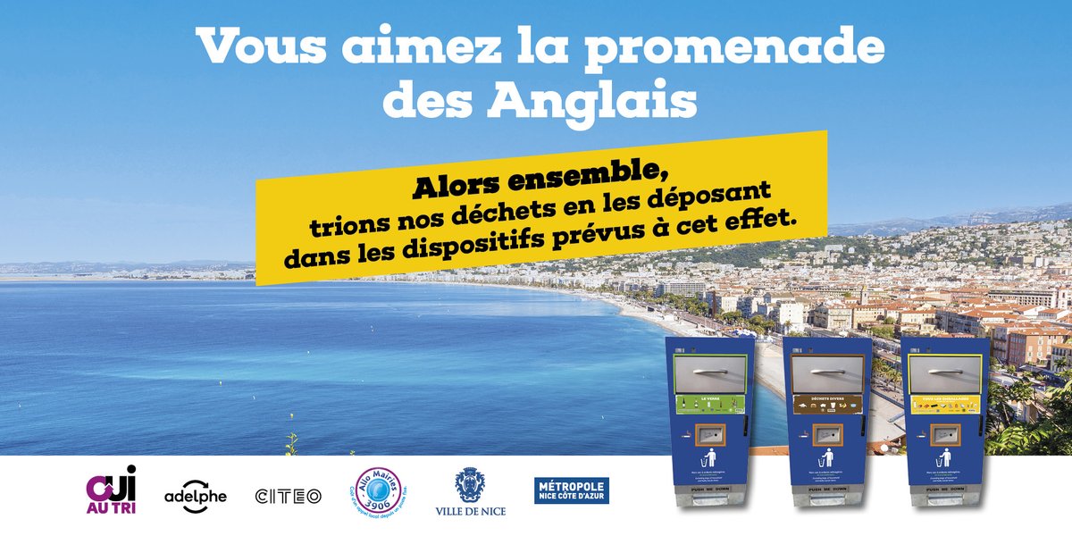 ☀️ Chaque geste compte pour préserver notre magnifique Promenade des Anglais ! 🌊

🌿 En jetant nos déchets dans les poubelles prévues à cet effet, nous protégeons nos plages, la mer et la faune locale 🐠

👉 nicecotedazur.org/actualites/pre…

#ILoveNice #NiceCotedAzur