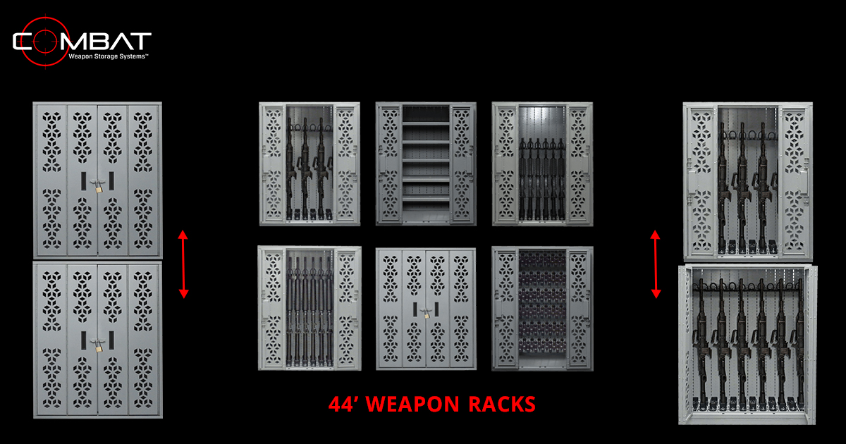 weaponstorage's tweet photo. Our 44″ H Weapon Racks are perfect for arms rooms as they provide separate lockable weapon cabinets to secure weapons and gear. Contact us now for more information!

https://t.co/DRsgvhIKtI

#44inchweaponrack
#44inchweaponcabinet
#stackableweaponracks
#weaponracks
#weaponcabinet https://t.co/Bd41RLjFsD