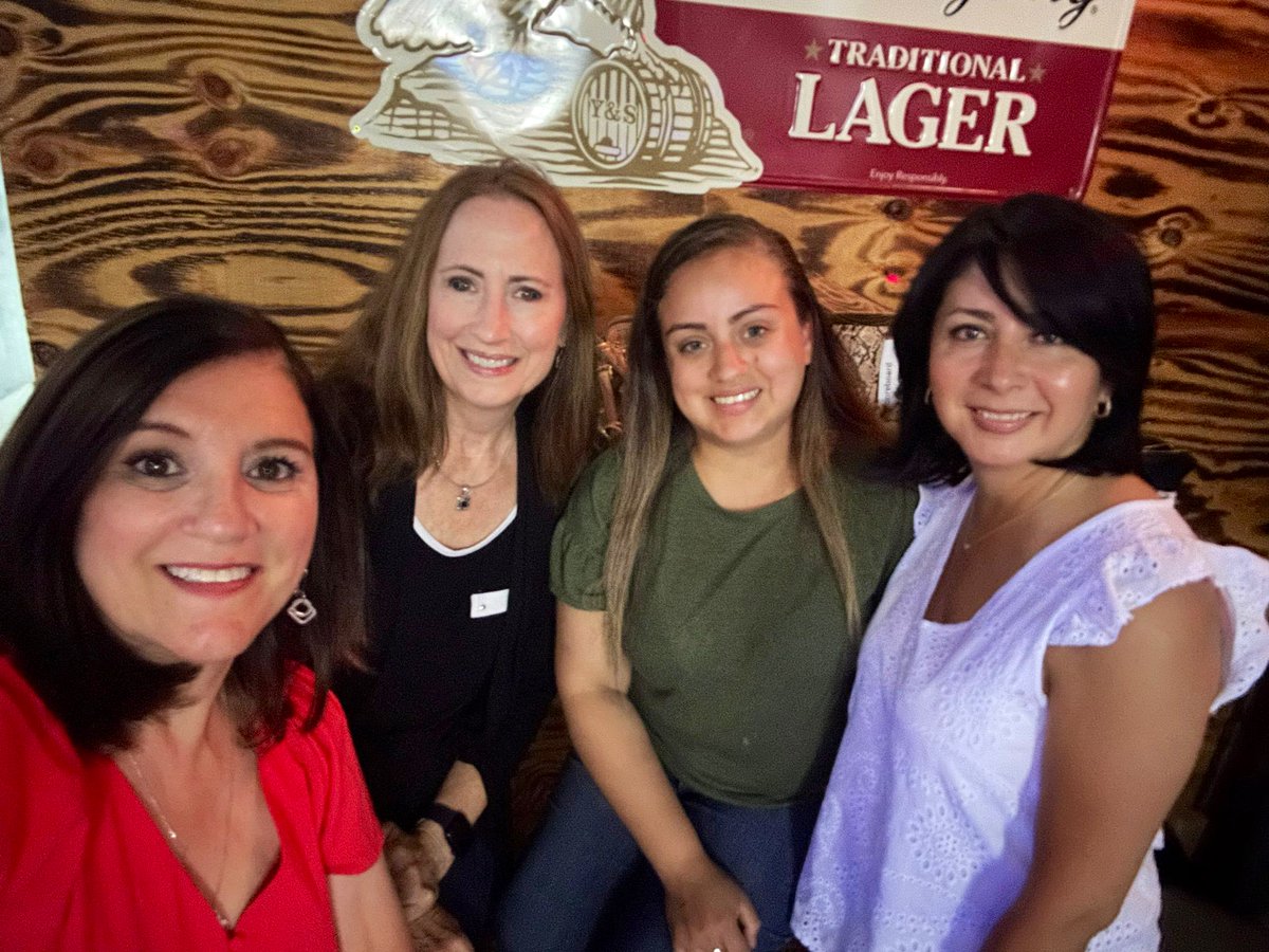 We may not be so good at axe throwing, but when it comes to Communications, the #CFISDcommsquad rises to the occasion! We had so much fun! I’m so fortunate to work with these amazing team of dedicated professionals. #CFISDspirit #EspírituCFISD 💛💜💙 @CyFairISD @CFISDnoticias