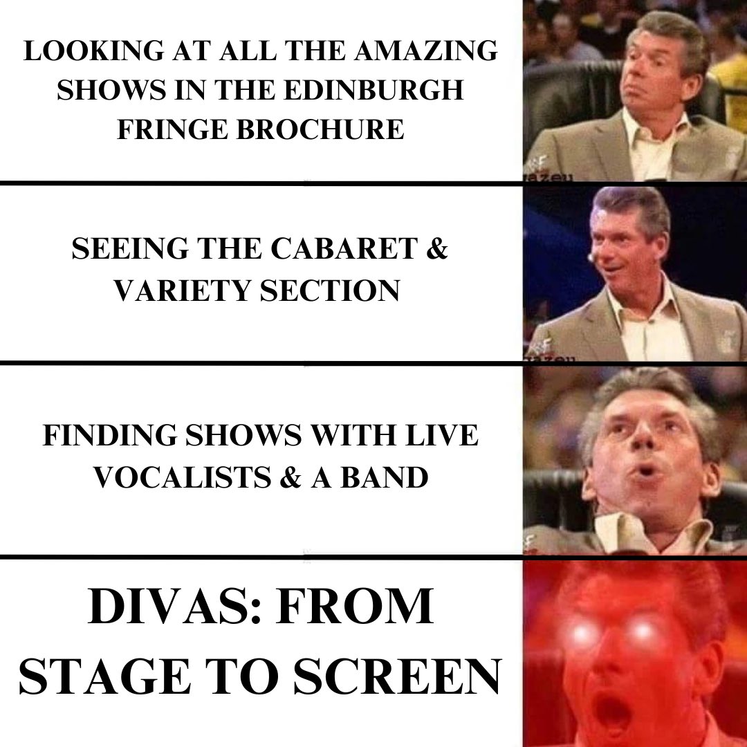 BBDProductions_'s tweet photo. Did we mention we’ve got a show at the @edfringe?

🎭DIVAS: From Stage to Screen
⏰22:30
📆02 - 27 AUGUST (Not 14, 21, 22)
📍@Gildedballoon - Other Yin @ Patter Hoose
🎟LINK IN BIO

#edfringe #edinburgh #BBDproductions #FillYerBoots #memeyourfringe https://t.co/TM7fKqJAfs