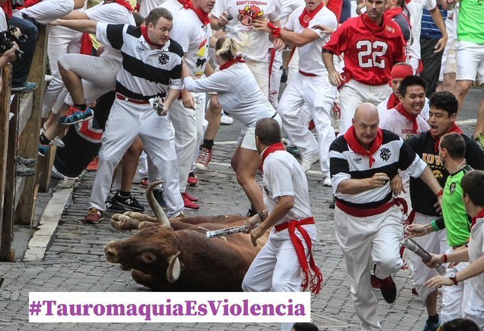amaregar's tweet photo. Nadie sabe como yo lo que es el dolor , 
Nadie sabe como yo lo que es el terror ,
De los salvajes soy diversión, 
Me acorralan sin compasión ,
Me he caido al suelo cansado,
Victima del maltrato normalizado 
#Sanfermines2023 
#SanFerminesSinMaltratoAnimal https://t.co/hWqM3rmcmP