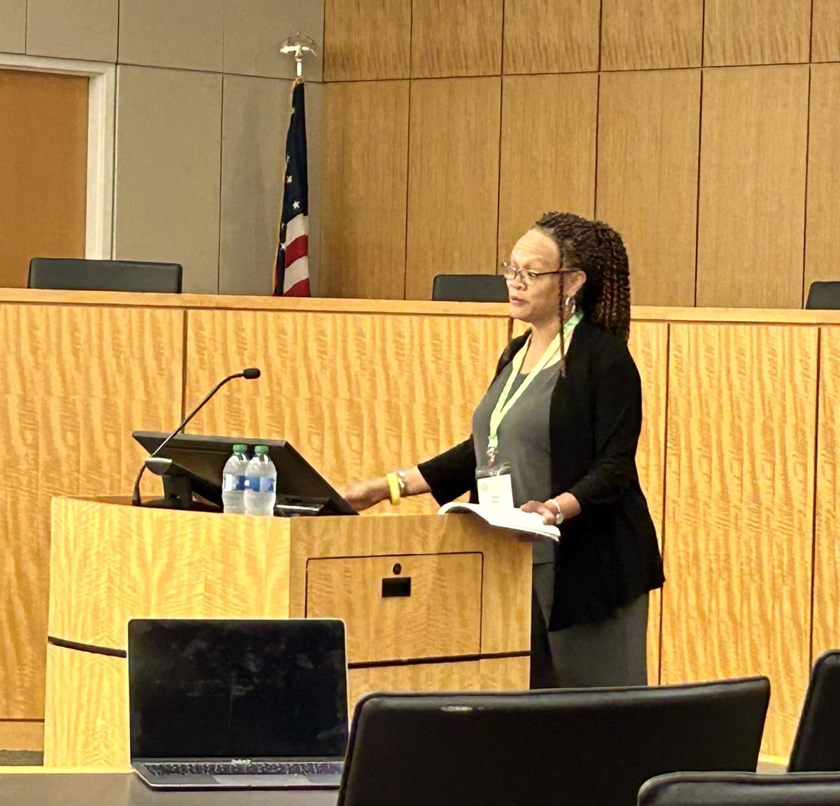 carl_young's tweet photo. Excited to hear from Dr. Tonya Perry, VP @NCTE, speaking on the importance of equity work at #ELATE Summer Conference! #GSU #Atlanta @ELATE https://t.co/2IhShX7GEW