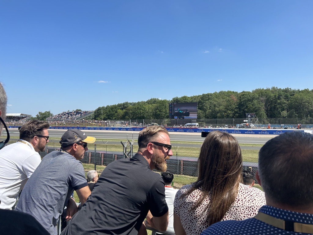 CelerityLimited's tweet photo. The sun is shining, and the excitement is palpable!

Celerity is proudly hosting our partners Dell and Red Hat at the F1 Grand Prix practice sessions, creating a perfect fusion of speed and technology as we witness the world of F1.

#CelerityWorld #F1 #Technology #Partnerships https://t.co/rFx4OFBgpI