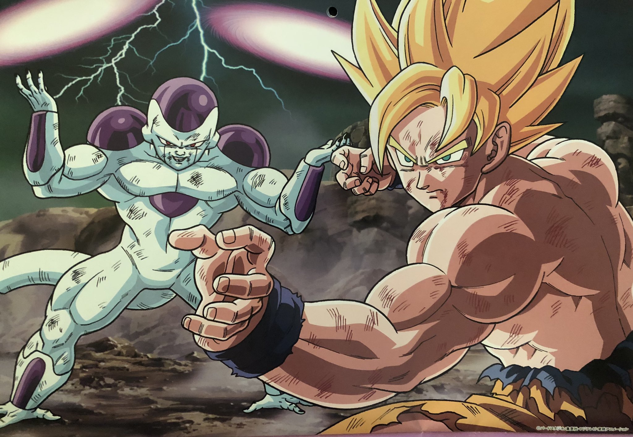 Geijitsu Ryumeru on X: "Goku SSJ VS Freezer illustration from Dragon Ball  Kai 2010 calendar https://t.co/1sMVXOqUDv" / X