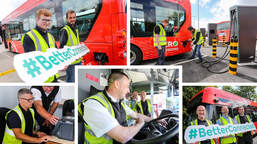 Translink_NI's tweet photo. Our #FoyleMetro staff training &amp; bus charging preparations continue to progress well

We’re training over 200 staff &amp; work is on schedule on the installation of 22 electric vehicle chargers in Pennyburn Garage

Stay tuned for more project updates #BetterConnected #ClimateAction https://t.co/cacH2dCtK5
