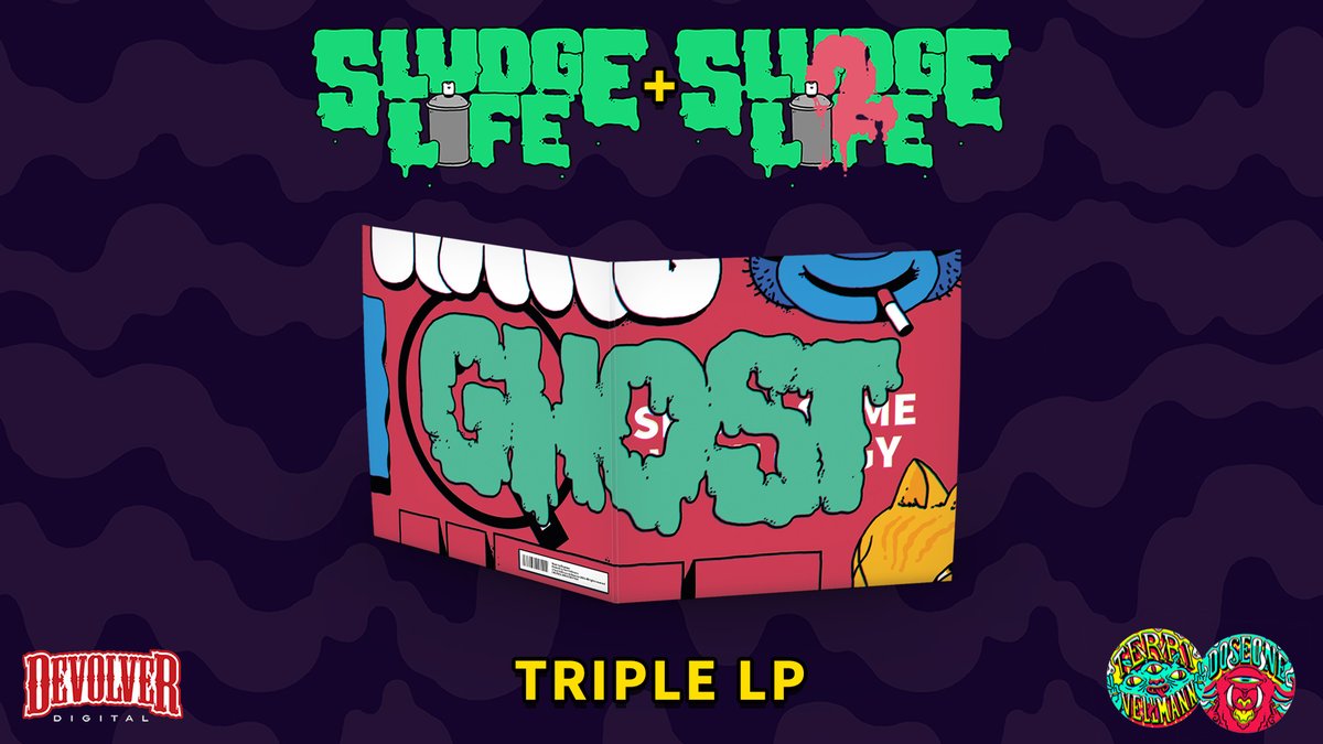 Laced_audio's tweet photo. Live your best SLUDGE LIFE with these petrochemical vinyl products:
👻 #SludgeLife 1+2 OST triple LP
🐸 #SludgeLife2 - BIG MUD 7" singles
Pre-order your piping hot wax from the @devolverdigital store: https://t.co/CTKM8KsMQR
🎧 @doseone | 🎨 @terrivellmann https://t.co/DNprMK18XT