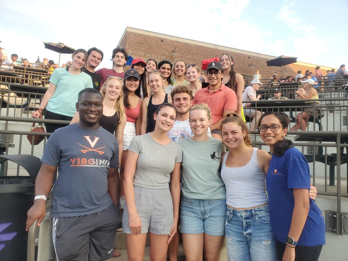 TheaMarie_WF's tweet photo. SO much fun at the @WSDashBaseball game last night! ⚾️ #REUInternship #DashBaseball @WakeBME https://t.co/iTHSWMWLvk