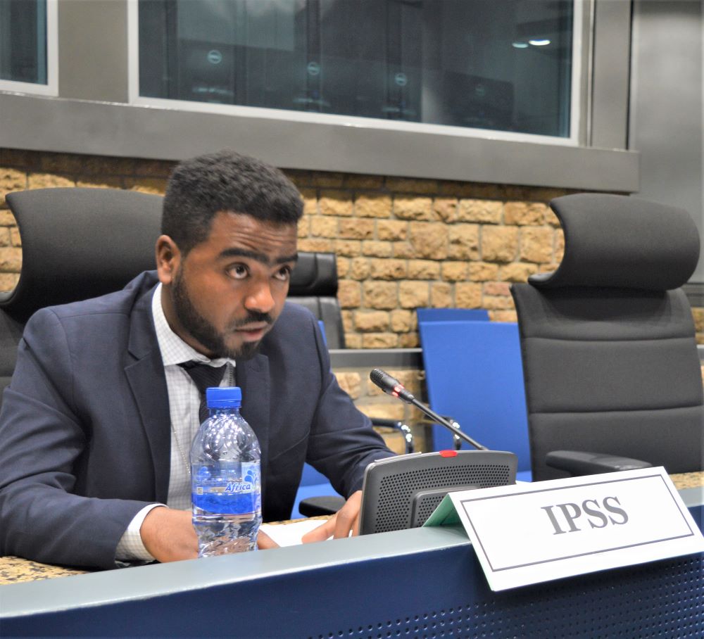 AUC_PAPS's tweet photo. 4/11)...Mr. Nqobile Moyo @nqobileqmoyo1, Executive Director, @SAPPCPEACE (Southern Africa Region); Mr. Eugene Ngalime, Cameroon Youth & Students Forum for Peace #CAMYOSFOP and former Chairperson of ECOSOCC Peace & Security cluster (Central Africa Region);@issafrica /Crisis Action https://t.co/1kgKG5G8zp