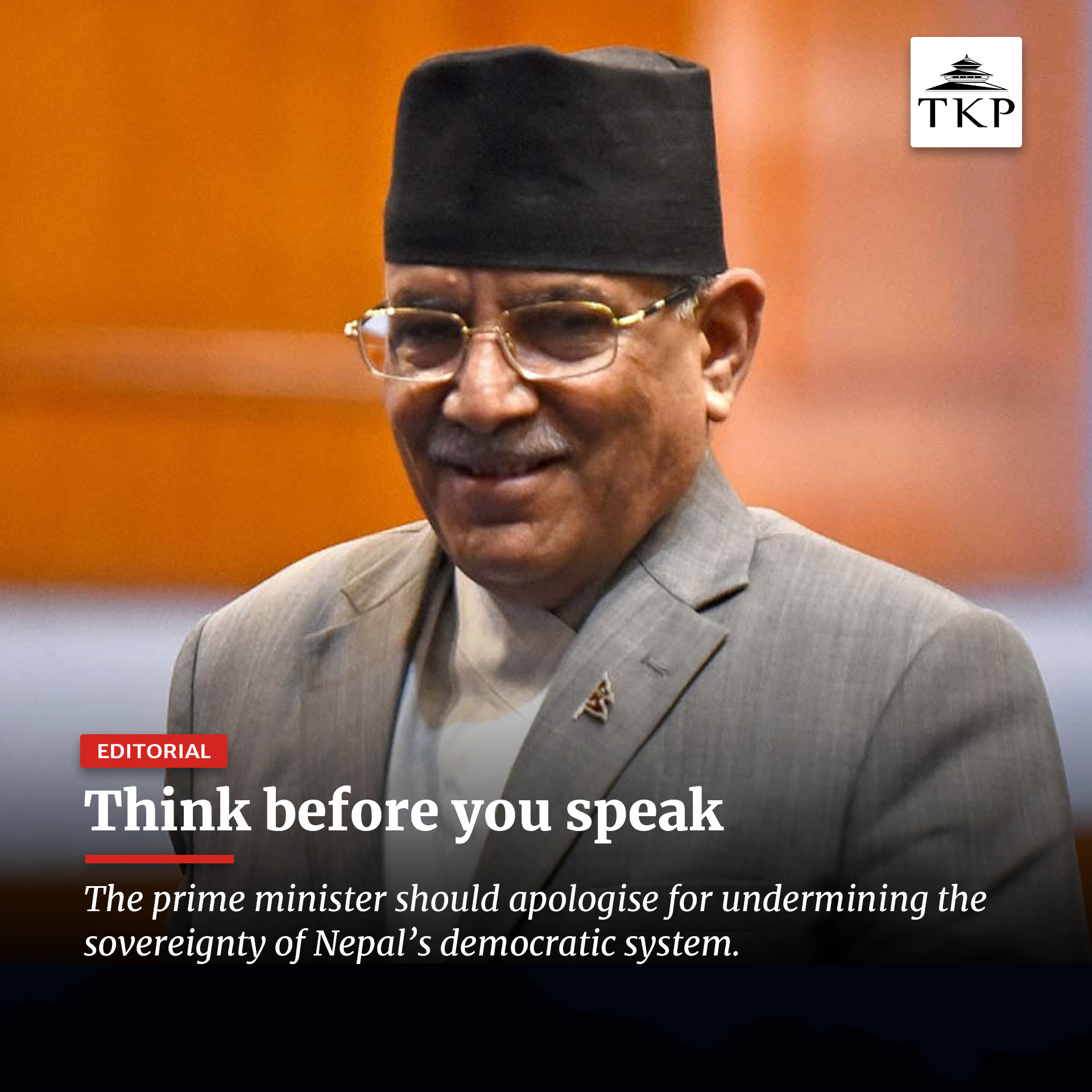 The Kathmandu Post on Twitter "EDITORIAL The prime minister should