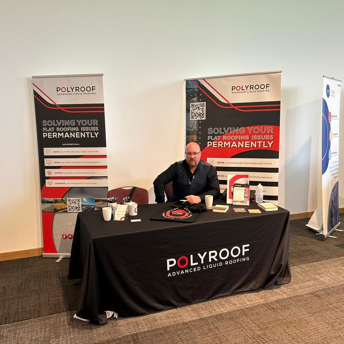 PolyroofLtd's tweet photo. It was great to attend the Welsh Procurement Alliance yesterday at ICC, we had a great time networking and maintaining existing connections 🤝
#WPAConference2023 #flatroofinguk #Polyroof https://t.co/YnGeUFTGQQ