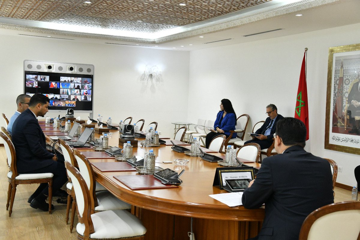 MFA Nasser Bourita took part, today by videoconference, in a virtual Ministerial meeting to launch a Global Coalition to address Synthetic Drug Threats.