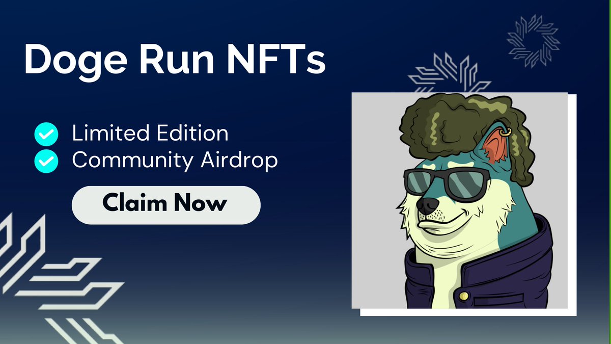PepperCrypto_'s tweet photo. Doge Run NFTs Mint Live 🎉

Join Giveaway ✅
Retweet &amp; Tag 3 Friends ✅

👇GO👇
https://t.co/NuHahIUO7P https://t.co/Tljx72Ss8M