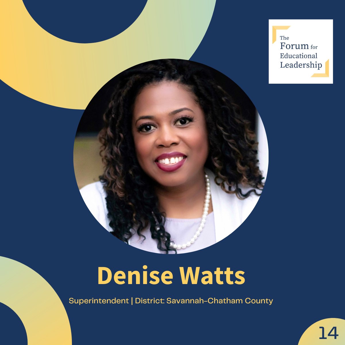 Next, we are honored to celebrate @denisewatts75, newly appointed Superintendent of @SCCPSS! We are so excited to watch you shine in this role, and can't wait to see the strides you make in the district and community! #TBT #WomenLeadingEd