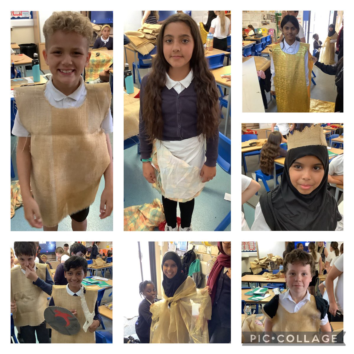 I was lucky enough to pop in to see 6A’s Anglo Saxon fashion design lesson for enrichment this afternoon. I am always so impressed by Year 6’s enthusiasm for DT activities. I bet you can’t wait to show your creations on the catwalk! <a href="/paganelschool/">Paganel Primary</a> <a href="/MissPalliser/">Miss Palliser</a>